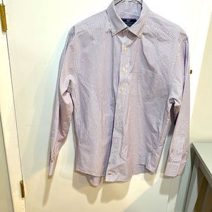Vineyard Vines Murray Shirt Men’s Medium Long Sleeve Button Front Plaid Purple